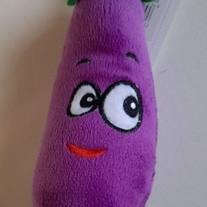 Furry Eggplant Toy
