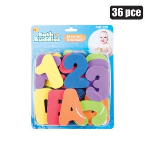 Bath Buddies Baby Letters and Numbers (36pc)