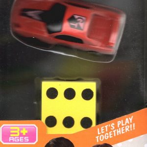 Playmat with 3 Cars and Dice (80x70cm)